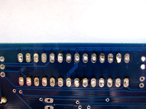 U 1 socket soldered